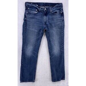 Levi’s 514 Jeans Men's Size 30x30 Pants Straight Leg Denim Blue Red Tab Whiskers